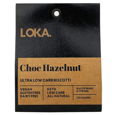 Loka Choc Hazelnut Biscuits 150g